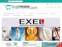 Tablet Screenshot of buycreams.com